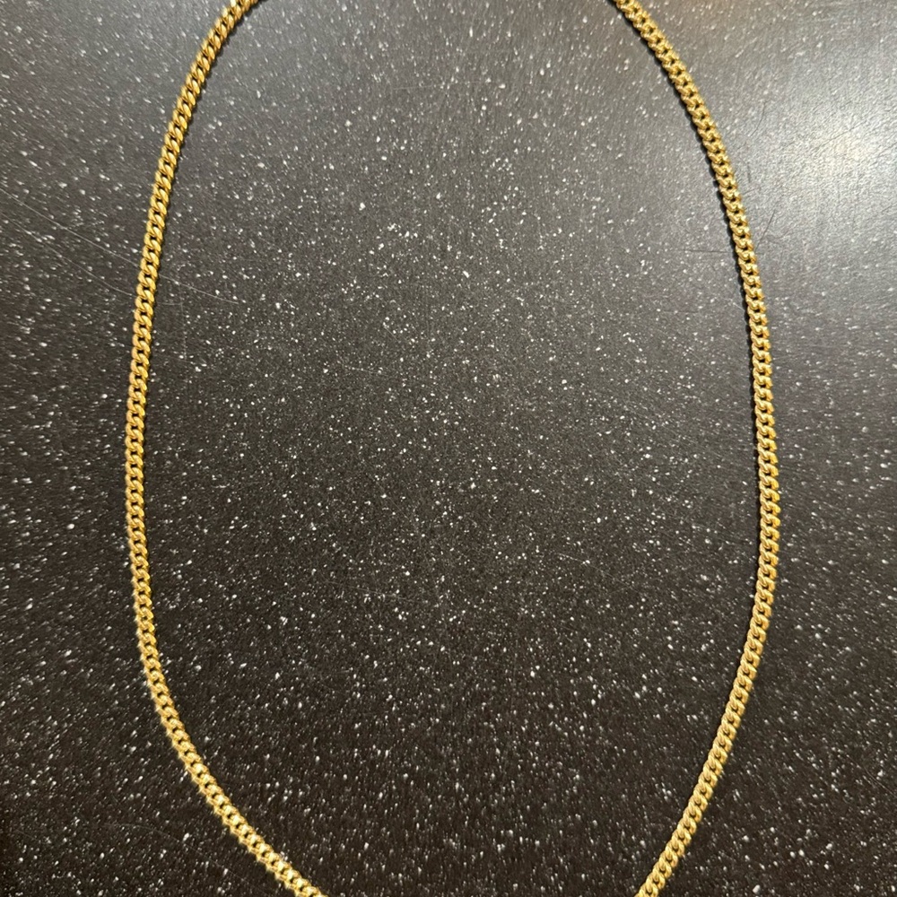 14k Gold 3.3mm Cuban Miami Chain 20’’.